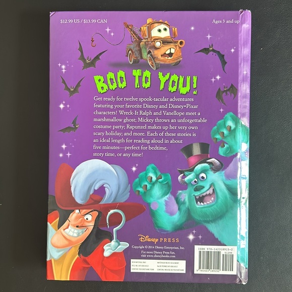 👻🎃Disney 5 minute SPOOKY stories! 12 stories in one book 🎃 - Picture 3 of 8